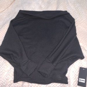 OFF THE SHOULDER SWEATER